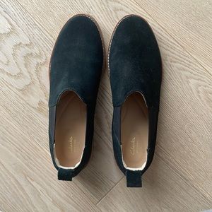 Clarks Edenvale Page Fashion Boot Black Suede